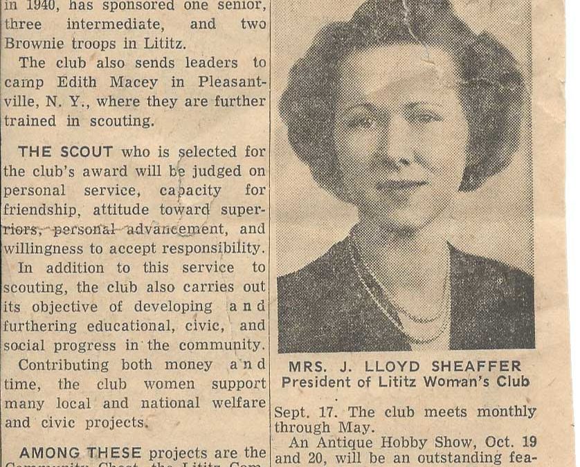 1951 Newspaper Article