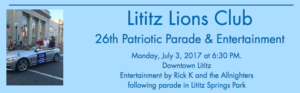 Lititz 4th of July Parade @ Lititz, PA | Lititz | Pennsylvania | United States
